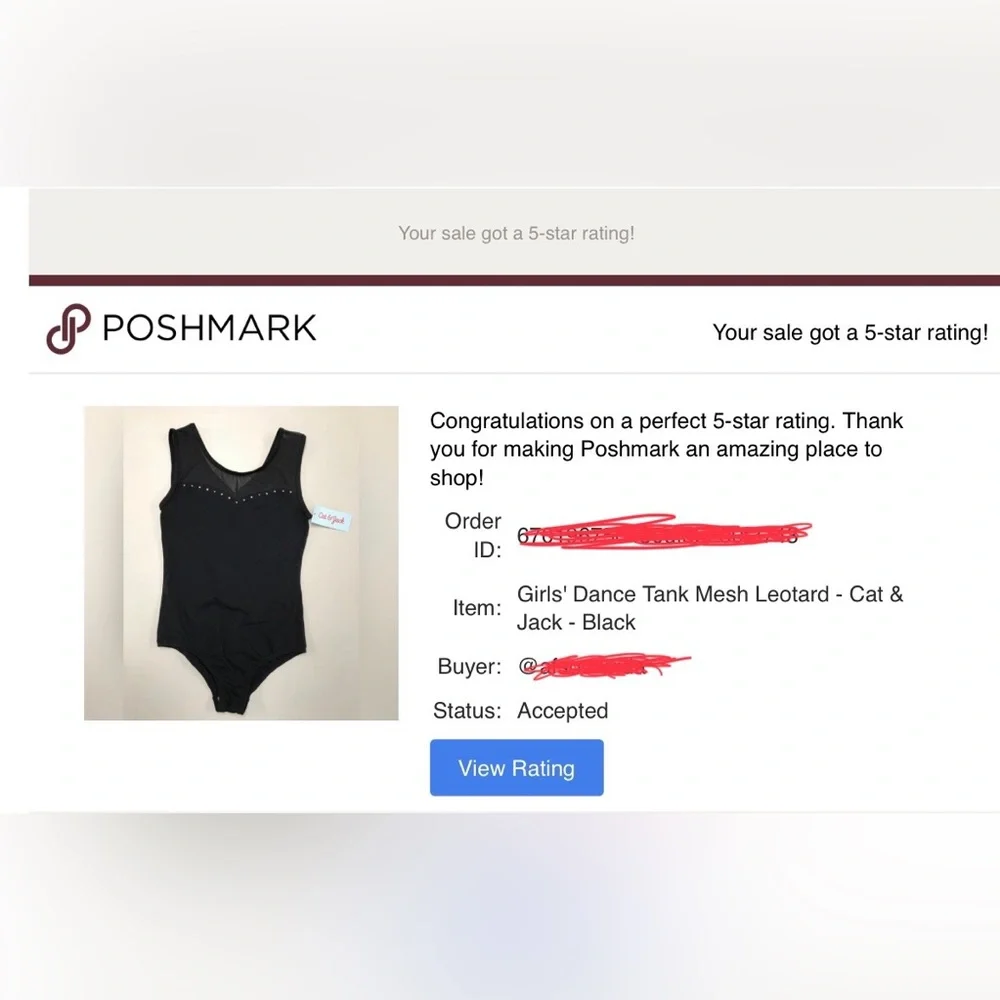 Girls' Dance Tank Mesh Leotard - Cat & Jack - Black XL (14/16)